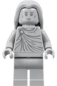 Elf Statue Minifigure - Elf statue with straight hair and legs - lor116