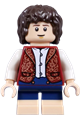 Frodo Baggins wearing a dark red vest - lor143