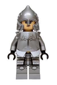 Soldier of Gondor Minifigure - Soldier of Gondor with a medium tan head and cheek lines - lor161
