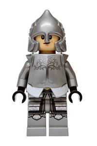 Soldier of Gondor Minifigure - Soldier of Gondor with a medium tan head and dimples - lor162