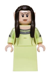 Arwen Minifigure - Arwen wearing a yellowish green dress - lor164