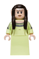 Arwen wearing a yellowish green dress - lor164