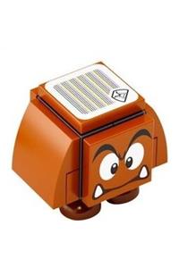 Goomba - Neutral Goomba with a dark bluish gray interior piece - mar0023