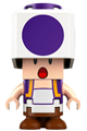 Toad with a surprised expression in purple - mar0162