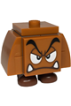 Angry Goomba with eyelids, featuring a 2x2 jumper base - mar0191
