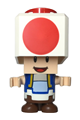 Toad with an open mouth, wearing a white hinge top plate, a black hinge brick, and a 2 x 2 plate - mar0206