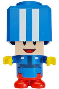 Blue Toad - Blue Toad wearing a pit crew uniform - mar0215