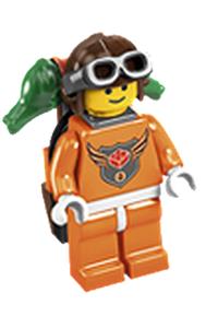 MBA Level Three Minifigure with Backpack Assembly mba003