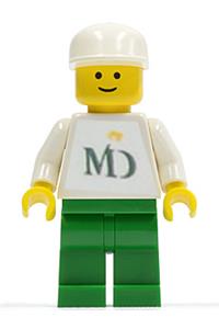 MD Foods - White Torso (with stickers) mdf001