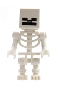 Skeleton Minifigure - Skeleton with a cube skull - min011