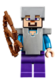 Steve wearing a helmet and armor - min013