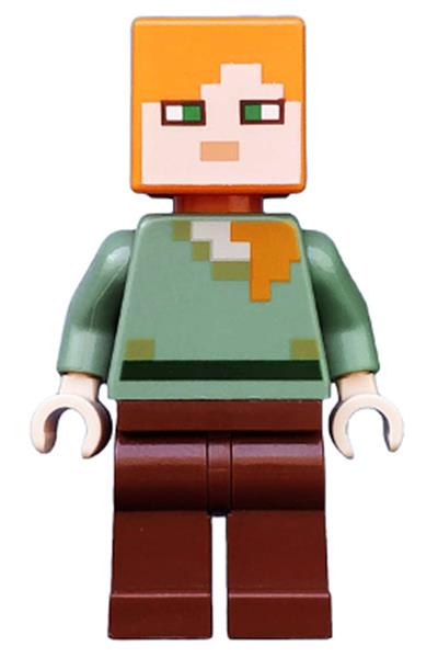 LEGO Minecraft Mini Figure Alex 21121 21123 21128 21129 21140 MIN017 R497 