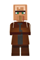 A villager wearing a reddish brown top - min028