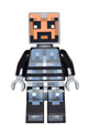 Minecraft Skin 5 - Pixelated, Male with Black and Silver Armor - min038