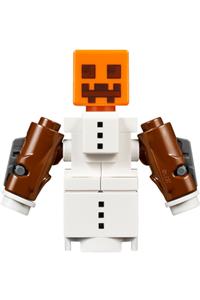 Snow Golem Minifigure - Snow Golem with a head post - min043