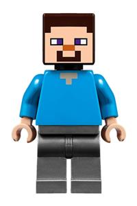 Steve Minifigure - Steve with flat silver legs - min048