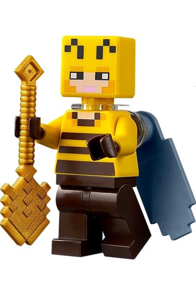 LEGO Minecraft Figure of Beekeeper Standing in Chalice of Yellow Tulip  Flower with Golden Shovel in Left Hand Editorial Photo - Image of blooming,  beekeeper: 246020731