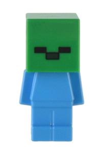 Chicken Jockey Minifigure - Baby Zombie chicken jockey with a plain torso - min127