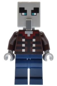 Illager Minifigure - Vindicator Illager with narrow eyes - min194