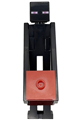 Enderman with a dark red block and a red top - min226