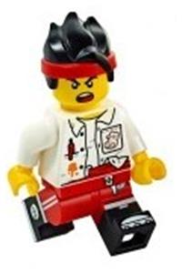 Monkie Kid Minifigure - Monkie Kid with white shirt - mk007