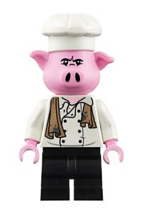 Pigsy Minifigure - Pigsy with white coat - mk008