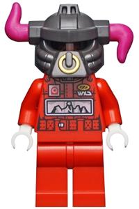 Bull Clone Bob Minifigure - Bob is a bull clone wearing a racing suit - mk046