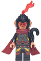Evil Macaque - Black and Red Armor, Dark Red Cape, Monkey Tail - mk075