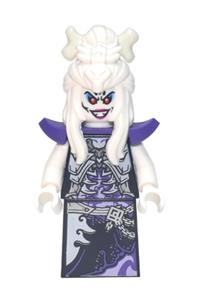 White Bone Demon Minifigure - White Bone Demon with glow-in-the-dark white bone demon with white bone details - mk078