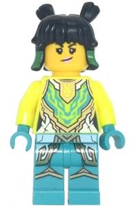 Mei Minifigure - Mei wearing neon yellow armor - mk088