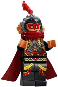 Evil Macaque - Black and Red Armor, Dark Red Cape, Cat Tail mk090