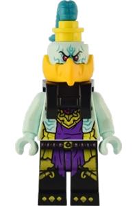 The Golden-Winged Eagle Minifigure - The Golden-Winged Eagle with a Black Neck Bracket with Harness - mk111