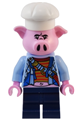Pigsy wearing a bright light blue open jacket - mk147