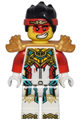 Monkie Kid wearing mech armor with dragon head shoulder pads - mk151