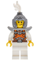 Celestial Warrior with a flat silver helmet - mk175