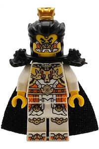 Erlang Shen Minifigure - Erlang Shen - Black Armor Shoulder Pads with Dragon Heads - mk182