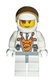 Mars Mission Astronaut with Helmet and Red-Brown Hair over Eye and Stubble - mm008