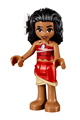 Moana - Red Skirt, White Flower - moa001