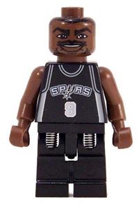 Tony Parker Minifigure - NBA Tony Parker, San Antonio Spurs #9 - nba023