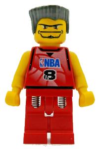 NBA Player Number 8 Minifigure - NBA player, Number 8 - nba026