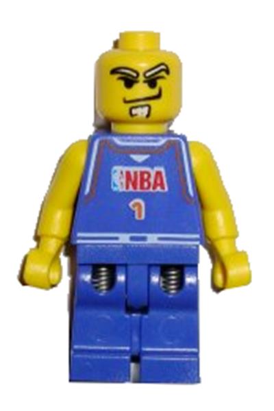 Lego Minifigure NBA player, Number 2 from set 3432 NBA Challenge