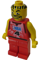 NBA player, Number 4 with Red Non-Spring Legs - nba044a