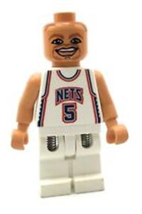 Jason Kidd Minifigure - NBA Jason Kidd, New Jersey Nets #5 - nba047
