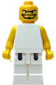 NBA  Player White Torso, White Legs #1 - nba050