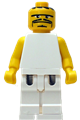 NBA  Player White Torso, White Legs #3 - nba052