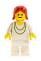 Necklace Gold - White Legs, Red Female Hair - ncklc002