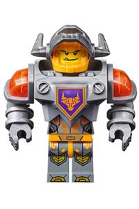 Axl Minifigure - Axl with flat silver torso - nex007
