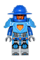 Nexo Knight Soldier - Dark Azure Armor, Blue Helmet with Broad Brim - nex038