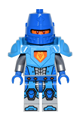 Nexo Knight Soldier - Dark Azure Armor, Blue Helmet with Eye Slit, Blue Hands - nex039