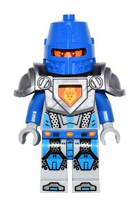 Nexo Knight Soldier - Flat Silver Armor, Blue Helmet with Eye Slit nex040